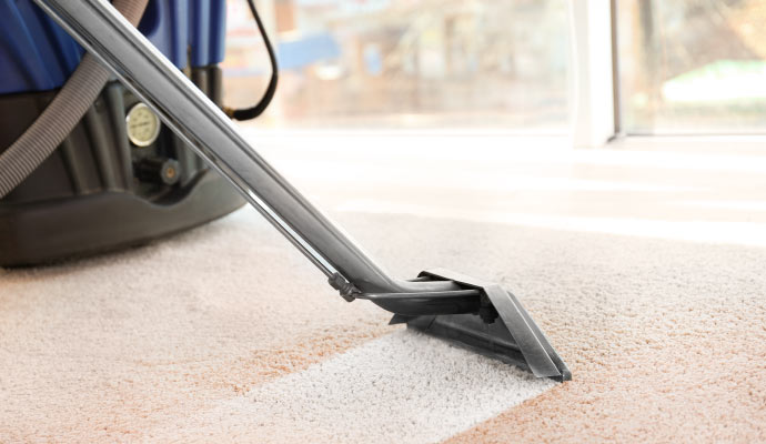 carpet cleaning using a vacumm cleaner