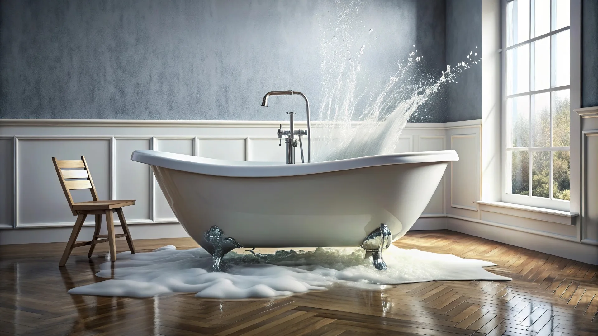 shower and tub overflow, water damage restoration, Shower & Tub Overflow Cleanup Idaho